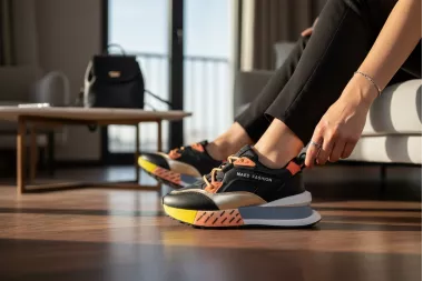 Adidasi dama casual negri CL2312 n12-2